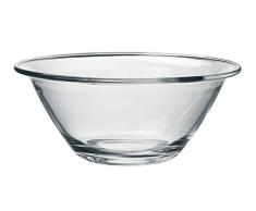 Bormioli 58172 0418436 Saladier empilable en Verre Mr CHEF-30 cm, Transparent, D 30CM