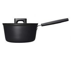 Fiskars Casserole avec Couvercle, Capacité : 2,5 litres, Convient à toutes les Plaques de Cuisson, Aluminium/Plastique, Résiste aux Rayures, Revêtement Antiadhésif, Hard Face, 1052235