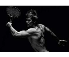 Scenolia Tableau dÃ©coratif Grand Format sur Toile Tennis 90 x 60 cm | Impression Haute qualitÃ©