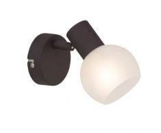 Brilliant AG 12910/20 Spot patÃ¨re, MÃ©tal, E14, 40 W, Marron/Blanc/AlbÃ¢tre