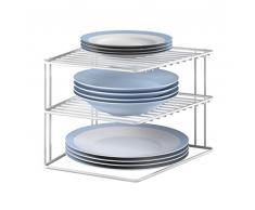 Metaltex Silos 364202 étagère dangle porte-assiettes Blanc 25 x 25 x 19 cm