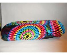 Sagaform 5016125 Plaid Polaire ImprimÃ© Caleido MolletonnÃ© 130 x 170 cm