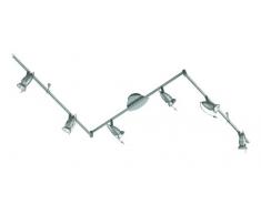 Trio 8129061-87 Spot, Serie 8129, MÃ©tal, Culot GU10, 50 W, Gris argentÃ©