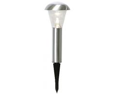 Star 479-62 Lampadaire solaire à DEL, Acier, 0.396 W, Gris, 36 x 15,5 x 15,5