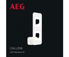AEG Applique murale 2 ampoules Aluminium 3,75 W Sable/blanc