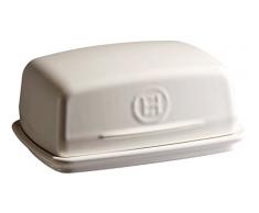 Emile Henry Eh020225 Beurrier Céramique Beige Argile 16,5 X 11,5 X 7,5 cm