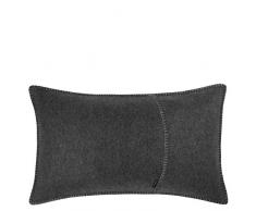 zoeppritz since 1828 Coussin dÃ©coratif en Polyester Viscose, 960 Anthracite Mel, 30 x 50 cm