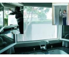 MSV 100270 Moustiquaire fenetre 100 x 100, Polyester, Blanc, 2 cm