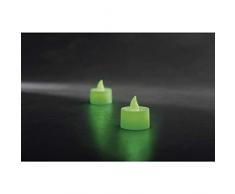 Konstsmide 1987-900 2 Bougies Chauffe-Plat + Interrupteur + 2 LED Vert 3 V