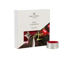 Wax Lyrical Diffuseur de parfum cerises rouges, Rouge, Tealights