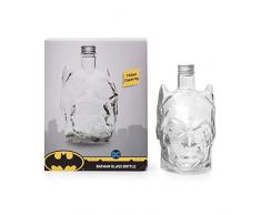 DC Comics WDCGLASSB Batman Glass Carafe 750ml, Transparent, 13 X 17 X 13 cm