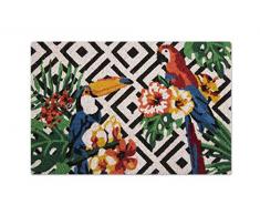 Excelsa Tropical Paillasson entrée, Fibre de Coco, Multicolore, 40 x 60 cm