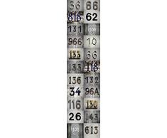 Scenolia Stickers géant papier peint déco NUMBER 60 x 240 cm | Déco murale Qualité HD