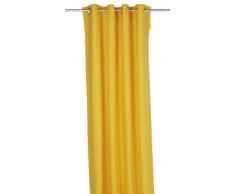Tom Tailor 575513 T-Dove Rideau avec Oeillets Coton Jaune 140 x 245 cm