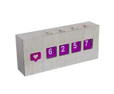 DCASA Panneau Compteur de Likes Décorations Meubles Stickers Décoration de Maison Unisexe Adulte Couleur Unique