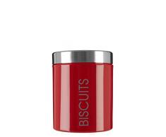 Premier Housewares Pot Ã biscuits Couvercle hermÃ©tique Ãmail Rouge