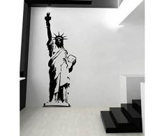 TATOUTEX Stickers Statue de La liberté - Vert Lime, L 50cm x H 141cm