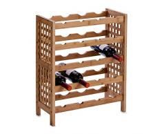 Zeller Present Handels GmbH 13566 Casier à vin en Bambou 50 x 23 x 60 cm