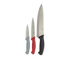 Pradel Heritage 519893 lot de 3 Couteaux Cuisine, Acier Inoxydable, Multicolore, 22,5 x 2 x 2,5 cm