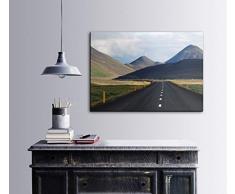 Bonamaison DÃ©coration Murale Impression sur Toile, Dimensions: 100 x 70 Cm - ConÃ§u et fabriquÃ© en Turquie