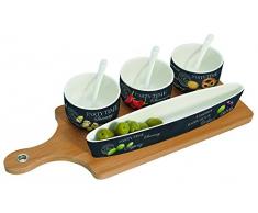 JD Diffusion 906WOPA World of Party Set de 4 Coupelles Multicolore