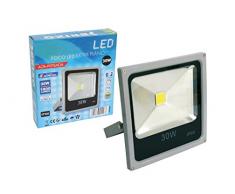 bcalpe Spot LED extra-plat 30Â W, Argent