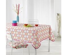 Le Jardin des Cigales Kaleida Nappe Rectangle Fils Coupes Imprimé, Polyester, Multicolore, 240 x 150 cm