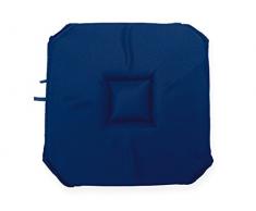 Soleil docre 008240 ALIX Dessus de chaise gobelin Polyester Marine 40 x 40 cm