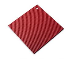 Zeal Coque en Silicone résistant à la Chaleur Dessous de Plat, antidérapant, Silicone, Red, 22 cm