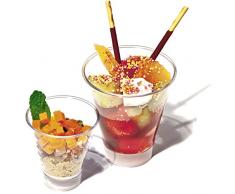 Plastella 052540CR Verrine, PS, Cristal, 7 x 7 x 8 cm