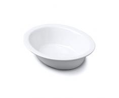 Wm Bartleet & Sons Plat Ã tarte ovale en porcelaine, blanc, 29cm