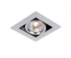 Lucide CHIMNEY - Spot Encastrable - GU10 - Chrome Dépoli