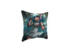 Picanova Coussin dÃ©coratif, Satin, Multicolore, 40 x 40 cm