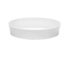 Kahla - Porcelaine pour les Sens 327672A90032C Update Plat à Soufflé Ovale Blanc 32 x 6,5 cm