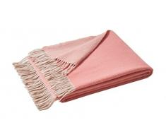 Blanc des Vosges Katmandou Plaid Laine Bois de rose 130 x 170 cm