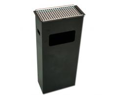 Cendrier gettacarte en tÃ´le Finition peinture poudre Ã©poxy. Panier supÃ©rieur Ramasse cendres amovible, avec grille en acier inoxydable. Partie infÃ©rieure rÃ©servÃ©e pour la collecte de la Charte. indiquÃ© pour