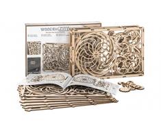 Puzzle 3D Mécanique Modèle en Bois Kinetic Picture by Wooden.City | Maquette mécanique à Construire en 3D