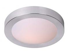 Lucide FRESH - Plafonnier - Ã 35 cm - IP44 - Chrome DÃ©poli