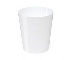 Osco Poubelle Plastique robuste Hi Gloss â Blanc