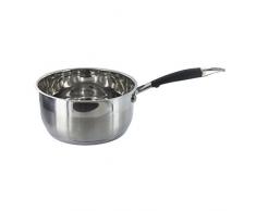 Cuisy KC2115 Casserole INOX Tous Feux 18CM Manche Silicone, 18 cm