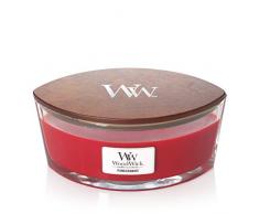 WoodWick Ellipse bougie parfumée avec mèche qui crépite, Grenade, Temps de combustion jusquà 50 heures