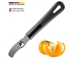 Westmark 28342270 Eplucheur d‘Orange Gentle en PP/INOX Noir/Argent, 19 x 2,7 x 2 cm