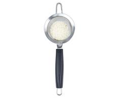 Lurch 230220 Passoire Tango Grande Ã18,5cm, Plastique, Argent/Noir, 18,5 cm