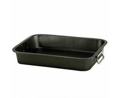 KRÃGER Karl Plat Ã Four en Acier Anthracite, Acier, Anthracite, 40 x 31 x 7 cm