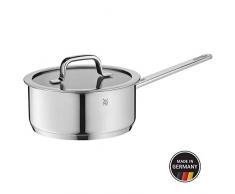 WMF Compact Cuisine Casserole 20 cm, Couvercle en verre, Marmite 2,5 L, Acier Inoxydable Cromargan poli, Graduation intérieure, Casserole Induction, Non revêtu