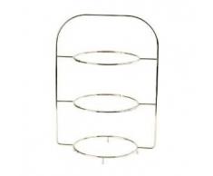 VilleroyÂ &Â Boch - 10-4545-7865 - Anmut EtagÃ¨re en Acier Inoxydable de QualitÃ©, Plateau 3Â Etages Pour Buffet Ou Brunch, Combinables avec Des Assiettes, 40 cm