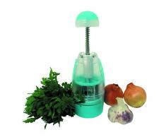 MSV 110112 Couteau Hachoir Plastique/Inox Blanc/Bleu 27 x 0,1 x 0,1 cm