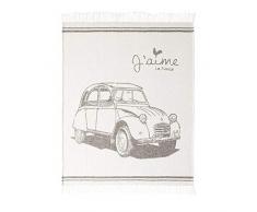 Coucke Plaid, Gris, 127 x 178 cm