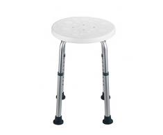 WENKO DIE BESSERE IDEE Tabouret de Douche, réglable en Hauteur