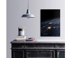 Bonamaison Décoration Murale Impression sur Toile, Dimensions: 50 x 70 Cm - Conçu et fabriqué en Turquie